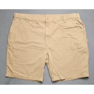 Mens Carhartt Cargo‎ Shorts Size 49 Original Fit Tan Multi Pockets Plus Size